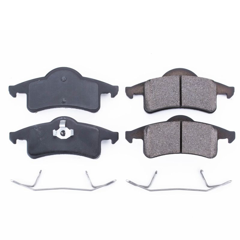 PowerStop Power Stop 99-04 Jeep Grand Cherokee Rear Z17 Evolution Ceramic Brake Pads w/Hardware