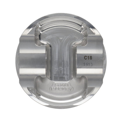 Manley Performance Manley 04+ Subaru WRX STi (EJ257) 75mm DE-STROKED 99.75mm +.25mm Bore 9.8:1 Dish Piston Set w/ Rings