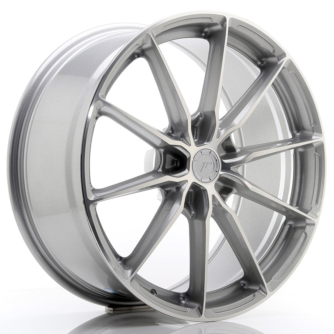 JR Wheels JR3720905L3072SM - JR37 20x9 ET30 5x112 Silver Machined