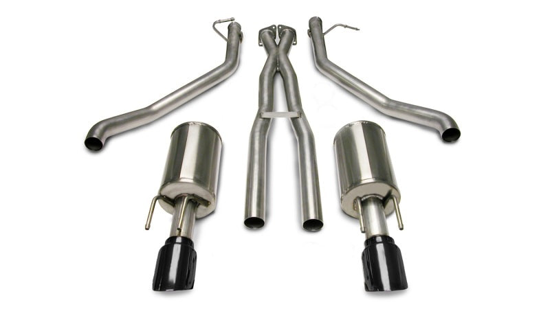 CORSA Performance Corsa 05-06 Pontiac GTO 6L V8 2.5in Sport Cat-Back Exhaust + XPipe w/Dual Exit Single 4in BlackTips