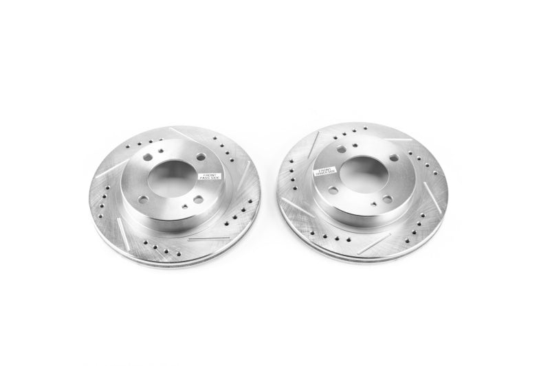 PowerStop Power Stop 14-15 Mitsubishi Mirage Front Evolution Drilled & Slotted Rotors - Pair