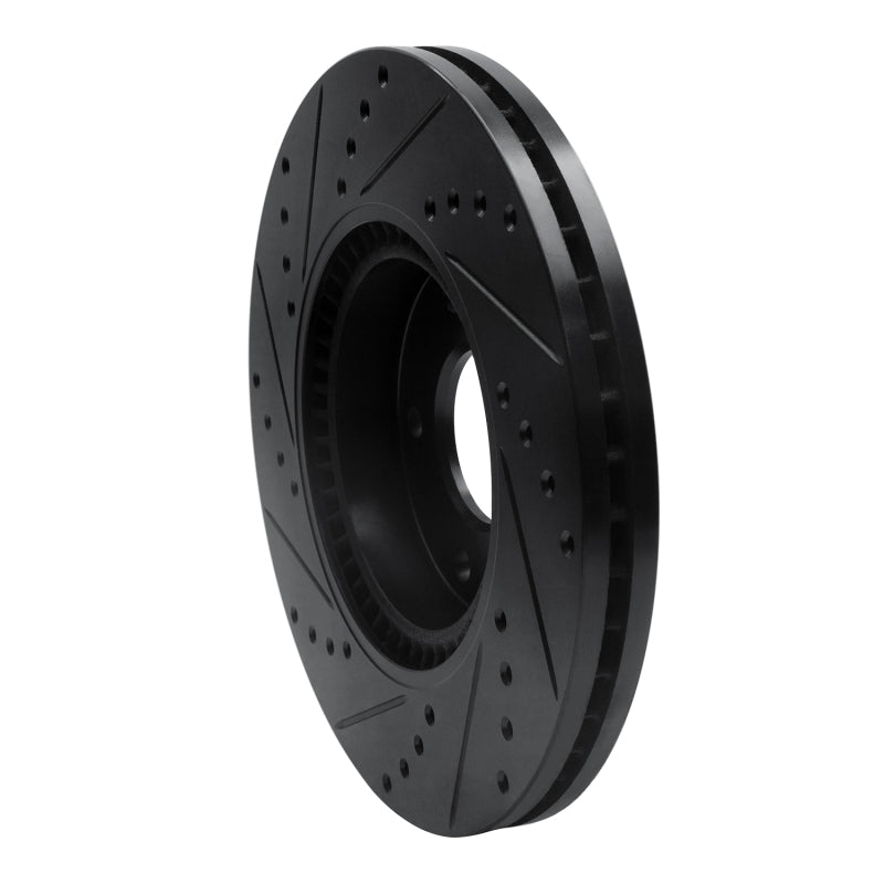 R1 Concepts R1 12-16 Kia Sportage (USA/Canada) Front Right Drilled & Slotted Black Brake Rotor