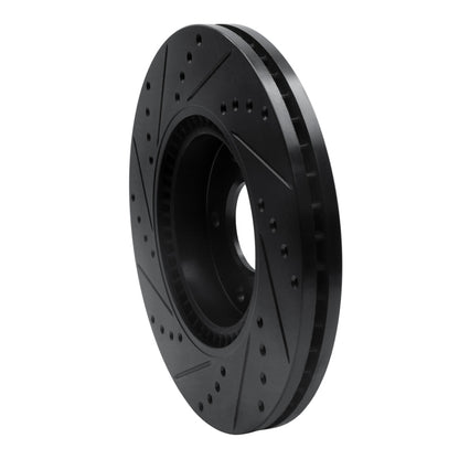 R1 Concepts R1 12-16 Kia Sportage (USA/Canada) Front Right Drilled & Slotted Black Brake Rotor