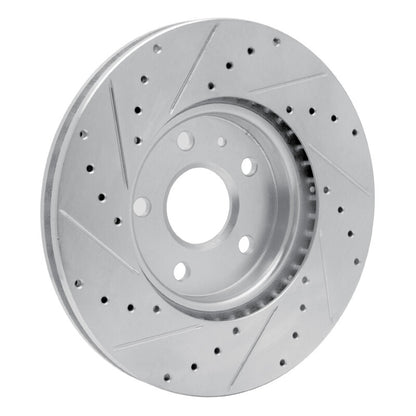 R1 Concepts R1 10-25 Buick ALLURE Front Right Drilled & Slotted Silver Brake Rotor