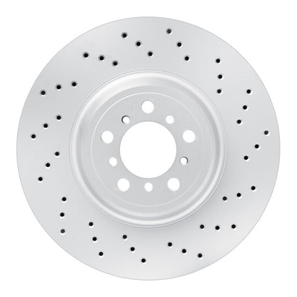 DFC 15-20 BMW M2 Right Front Drilled GeoSPEC Coated Rotor