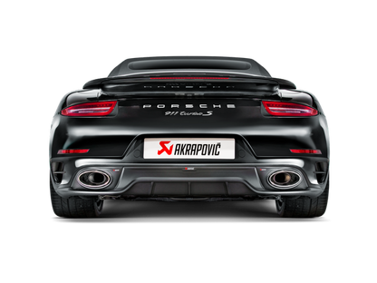Akrapovic Akrapovic 14-15 Porsche 911 Turbo/Turbo S (991) Slip-On Line (Titanium) w/ Carbon Titanium Tips