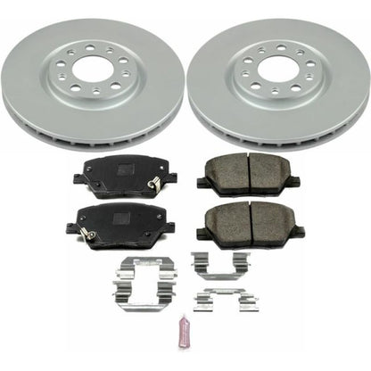 PowerStop Power Stop 16-18 Fiat 500X Front Z17 Evolution Geomet Coated Brake Kit