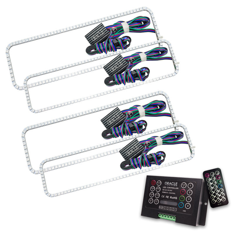 ORACLE Lighting Oracle Ford F250 05-07 Halo Kit - ColorSHIFT w/ 2.0 Controller