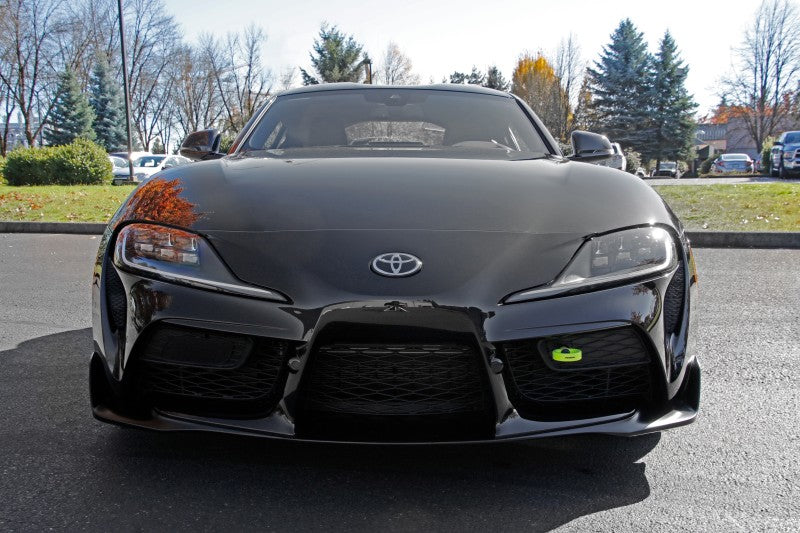 Perrin Performance PERRIN 20-25 Toyota Supra Tow Hook Kit (Front) - Neon Yellow