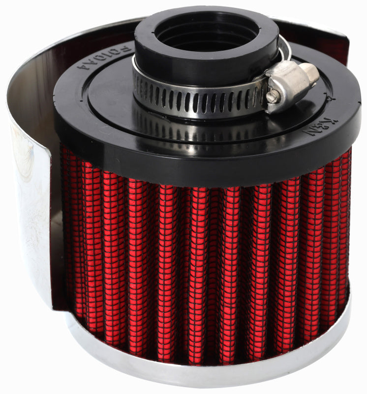 K&N Engineering K&N 1in Flange ID x 3in OD x 2.5in Height Clamp On Crankcase Vent Filter