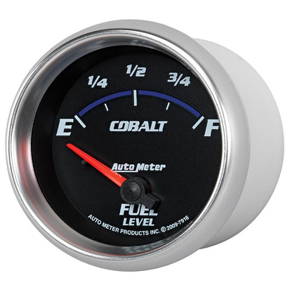 Autometer Cobalt 66.7mm 240-33 ohms Short Sweep Electronic Fuel Level Gauge