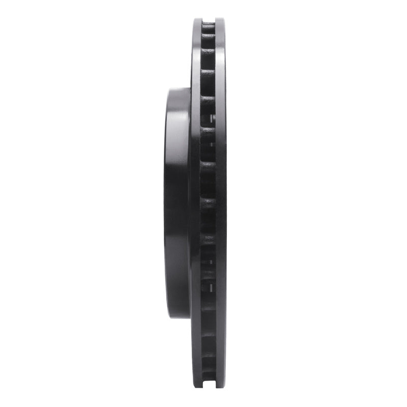 R1 Concepts R1 05-11 Cadillac CTS Rear Right Drilled & Slotted Black Brake Rotor