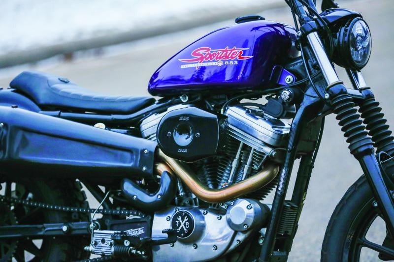 S&S Cycle Stealth Applications Tribute Air Cleaner Cover - Gloss Black
