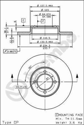 KNORR K099604K50 Disc Brake Caliper Repair Kit