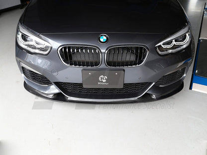 3D Design BMW 1 Series F20 LCI M140i Front Carbon Splitter