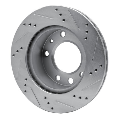 R1 Concepts R1 02-06 Dodge Sprinter 2500 Front Left Drilled & Slotted Silver Brake Rotor