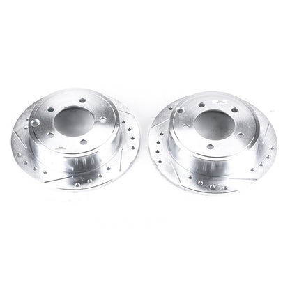 PowerStop Power Stop 11-14 Chrysler 200 Rear Evolution Drilled & Slotted Rotors - Pair