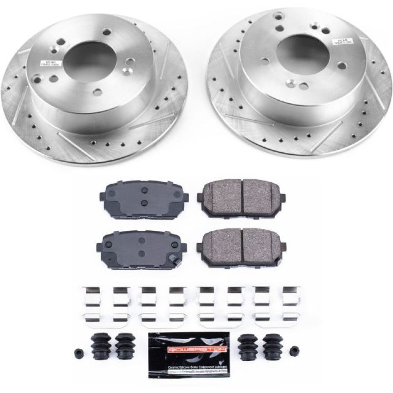 PowerStop Power Stop 07-10 Kia Rondo Rear Z23 Evolution Sport Brake Kit