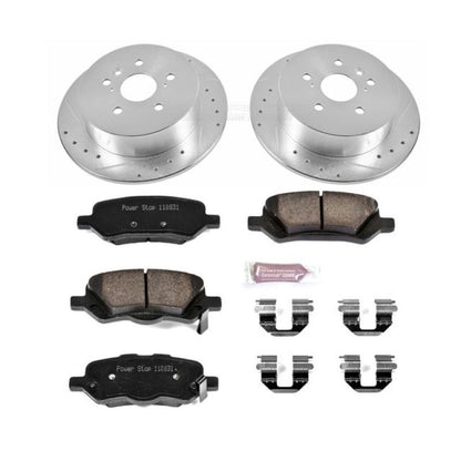 PowerStop Power Stop 09-16 Toyota Venza Rear Z23 Evolution Sport Brake Kit