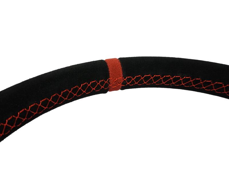 PRP Seats PRP Deep Dish Suede Steering Wheel - Red