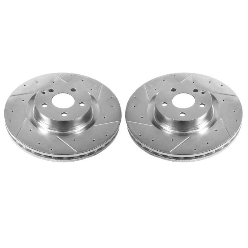 PowerStop Power Stop 12-16 Mercedes-Benz C250 Front Evolution Drilled & Slotted Rotors - Pair