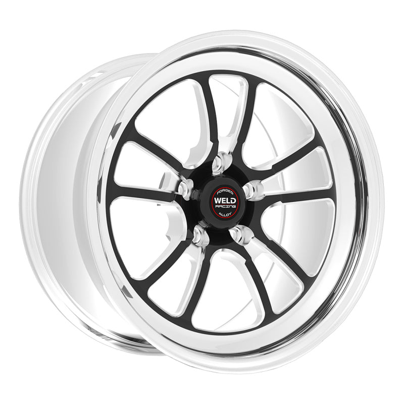 Weld S70 15x16.33 / 5x4.75 BP / 5.5in. BS Black Wheel (Low Pad) - Non-Beadlock