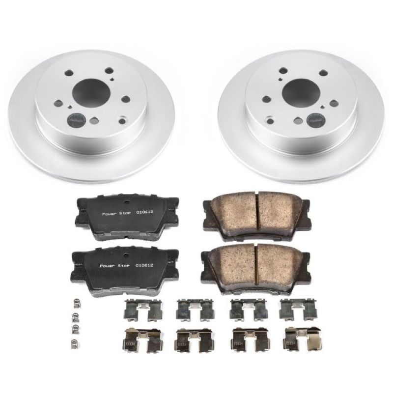 PowerStop Power Stop 09-10 Pontiac Vibe Rear Z17 Evolution Geomet Coated Brake Kit