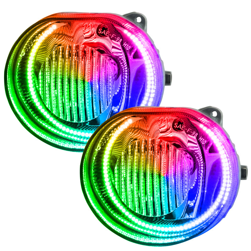 ORACLE Lighting Oracle Jeep Liberty 02-04 LED Fog Light Halo Kit - ColorSHIFT