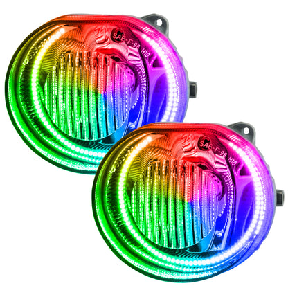 ORACLE Lighting Oracle Jeep Liberty 02-04 LED Fog Light Halo Kit - ColorSHIFT