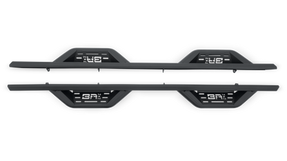 Body Armor 4x4 07-19 Chevrolet Silverado 2500/3500 Crew Cab Ambush Side Steps - Black