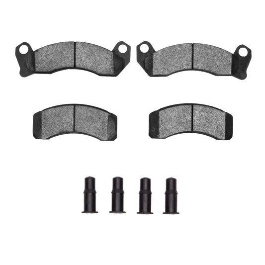 R1 Concepts R1 87-93 Ford Mustang Front Ceramic Pads & Hardware Kit