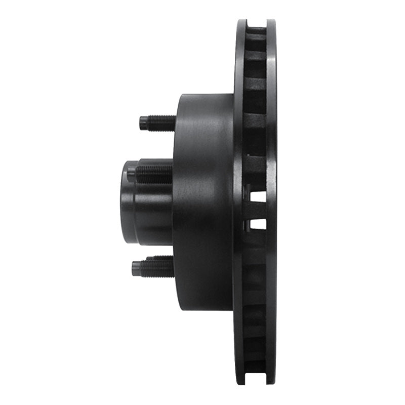 R1 Concepts R1 95-97 Ford Ranger (USA/Canada) Front Right Drilled & Slotted Black Brake Rotor