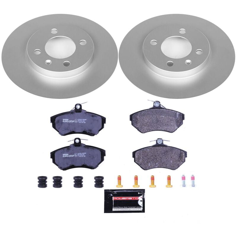PowerStop Power Stop 95-02 Volkswagen Cabrio Front Euro-Stop Brake Kit