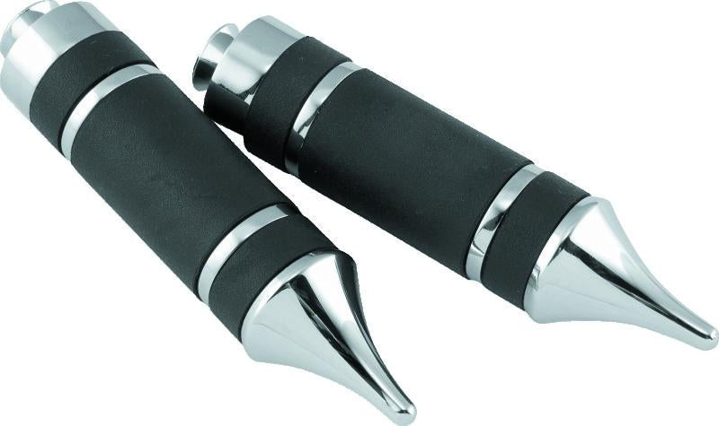 Bikers Choice Chrome Gladiator Replacement Toe Pegs Pr