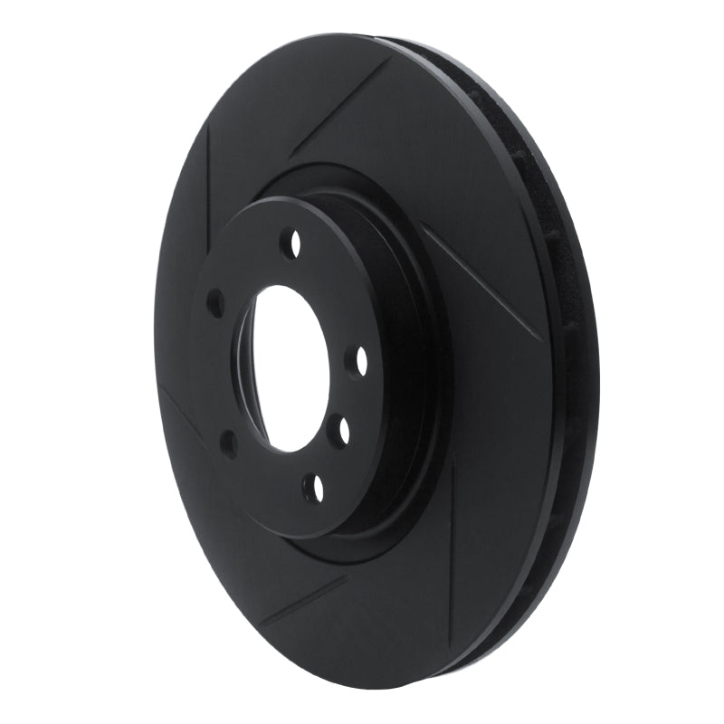 R1 Concepts R1 95-02 BMW M3 Right Front Slotted Black Brake Rotor