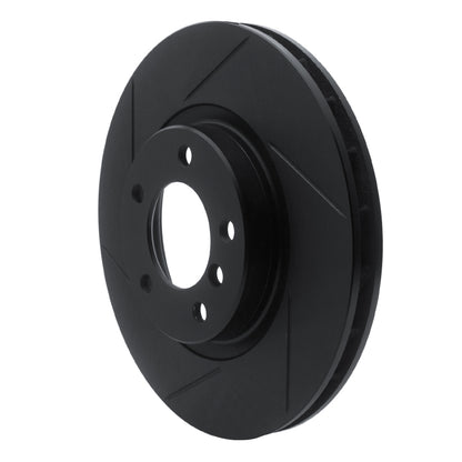 R1 Concepts R1 95-02 BMW M3 Right Front Slotted Black Brake Rotor
