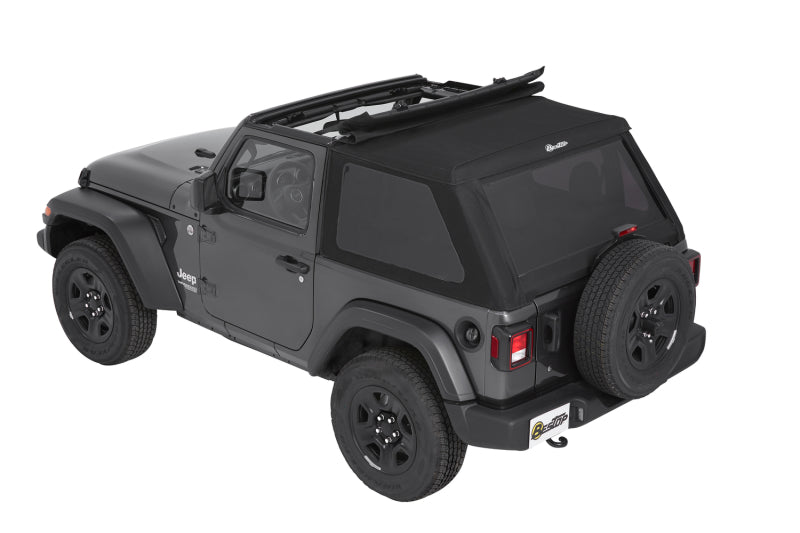 Bestop 18-26 Jeep Wrangler JL 2-Door Trektop (Premium Black Twill)