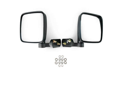 DV8 Offroad DV8 18-22 Jeep 4 Door JL/JT Aluminum Half Doors with Perforated Mesh Front