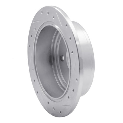 R1 Concepts R1 99-02 Daewoo Nubira Rear Left Drilled & Slotted Silver Brake Rotor