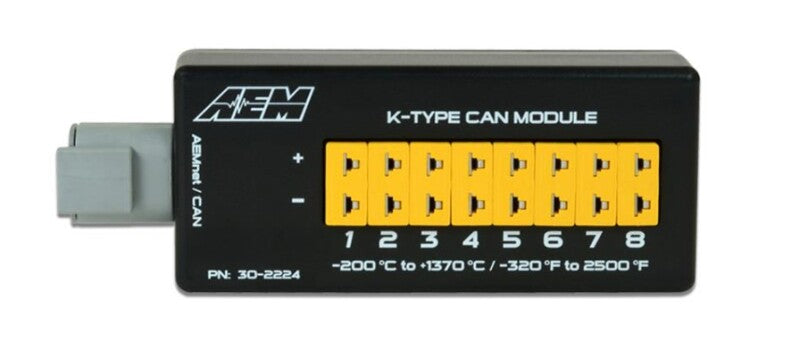 AEM 8 Channel K-Type Thermocouple EGT CAN Module
