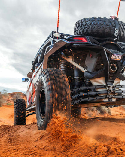 Elektric Off Road Elektric Offroad 2017+ Can Am Maverick X3 Volt Billet Radius Rods Anodized Black RS 72In Model Only