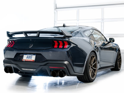 AWE Tuning AWE 2024 Ford Mustang Dark Horse S650 RWD SwitchPath Cat-Back Exhaust w/ Quad Diamond Black Tips