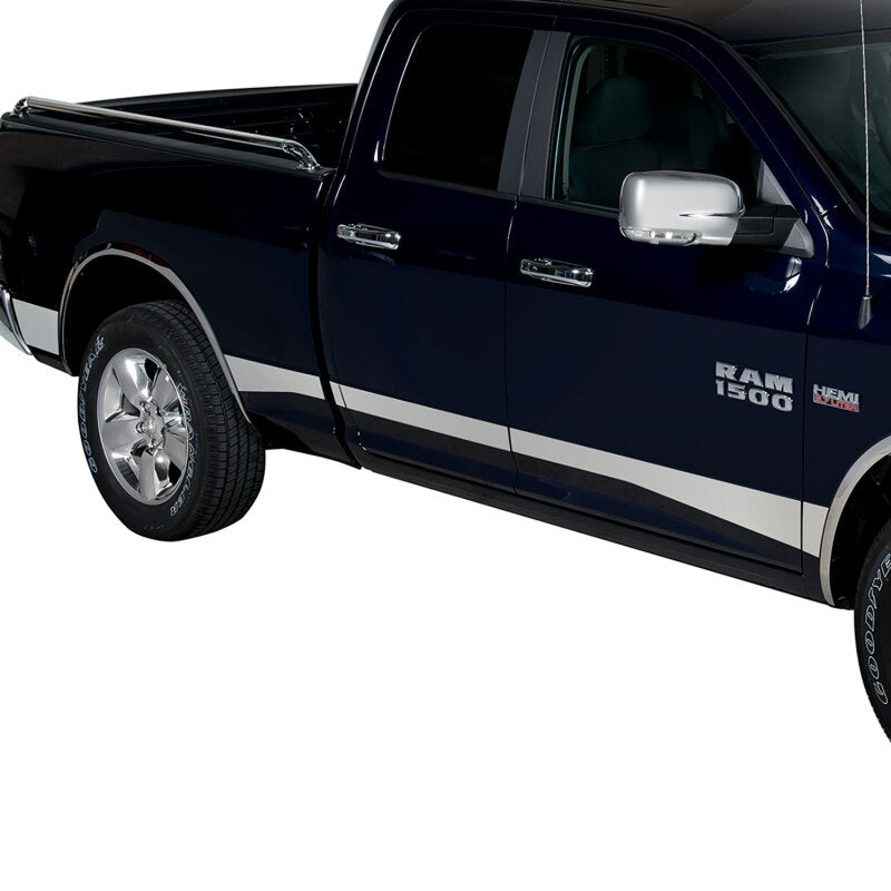 Putco 10-19 Ram 2500/3500 Reg Cab 8ft LWB - 5.5in Wide 10pcs (w/o Factory Flares) SS Rocker Panels
