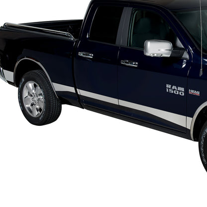 Putco 06-08 Ram Mega Cab 6.5 Short Box - 6in Wide - 12pcs Stainless Steel Rocker Panels