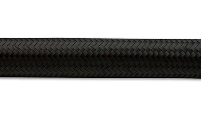Vibrant -12 AN Black Nylon Braided Flex Hose (10 foot roll)