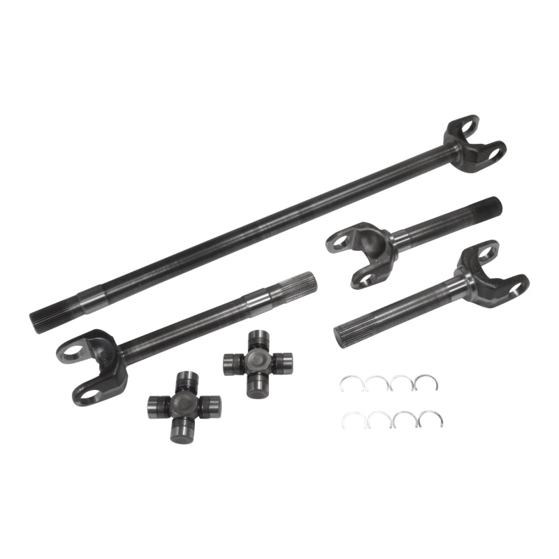 Yukon Gear & Axle USA Standard 4340 Chrome-Moly Replacement Axle Kit For 79-93 Dodge Dana 60 Front / 35 Spline