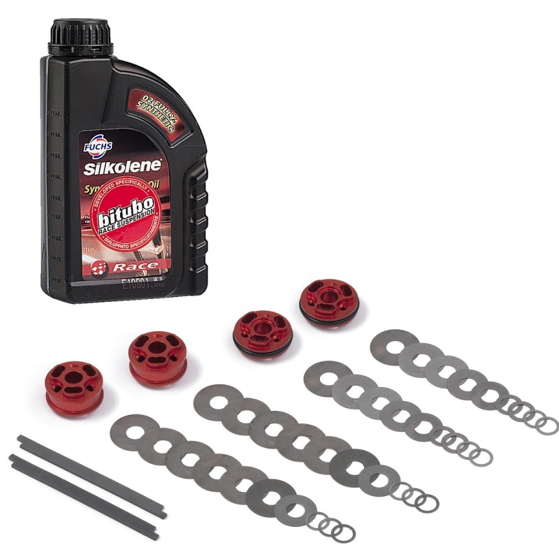 Bitubo Suspension Bitubo KFORK Kit Fork: Rebound-Compression Pistons, Shims, + 1 Lt. Oil