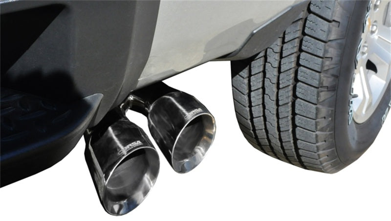 CORSA Performance Corsa 14-19 GMC Sierra/Chevy Silv 1500 Reg. Cab/Long Bed 5.3L V8 Polished  Single Side CB Exhaust