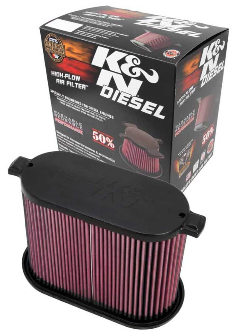 K&N Engineering K&N 08-10 Ford F250 Super Duty 6.4L Drop In Air Filter