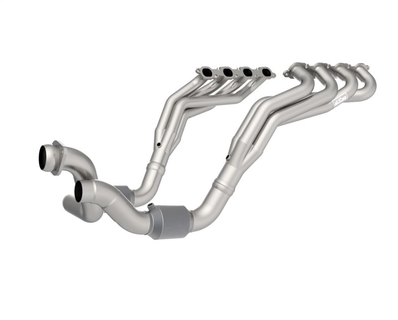 Kooks Headers Kooks 20-22 Ford F250 7.3L V8 / Ford F350 7.3L V8 2in x 3in SS Headers w/ H.O. Green Catted Conn